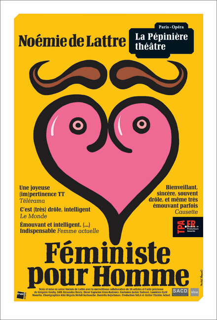 Noémie de Lattre dans « Féministe pour Homme » au Théâtre de la Pépinière