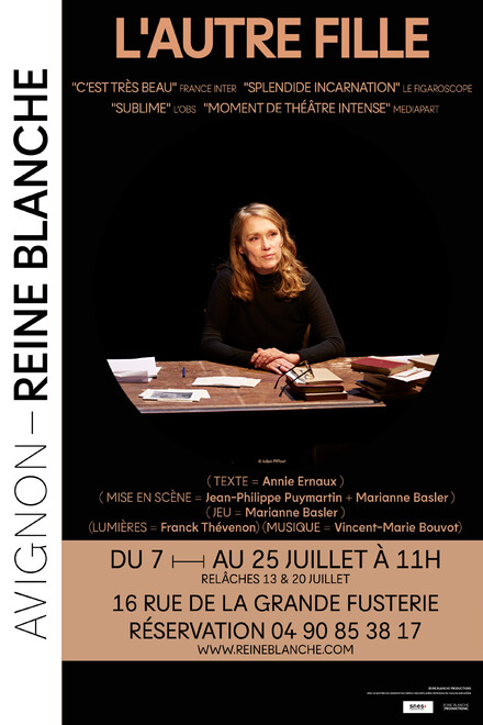 L'autre fille au Théâtre Avignon - Reine Blanche