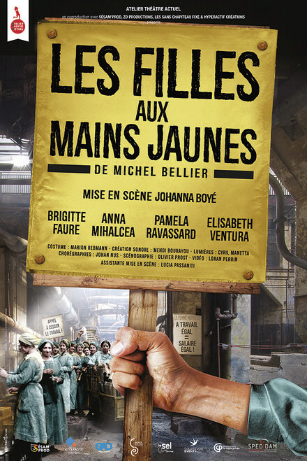 Les filles aux mains jaunes au Théâtre Actuel