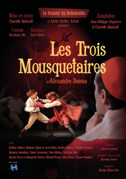 Les trois Mousquetaires au Théâtre des Gémeaux