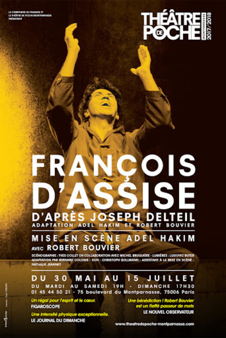 François d'Assise au Théâtre de Poche-Montparnasse