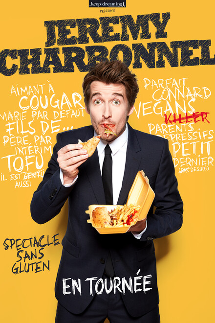 Jérémy Charbonnel dans « Spectacle sans gluten » au Théâtre Comédie Odéon