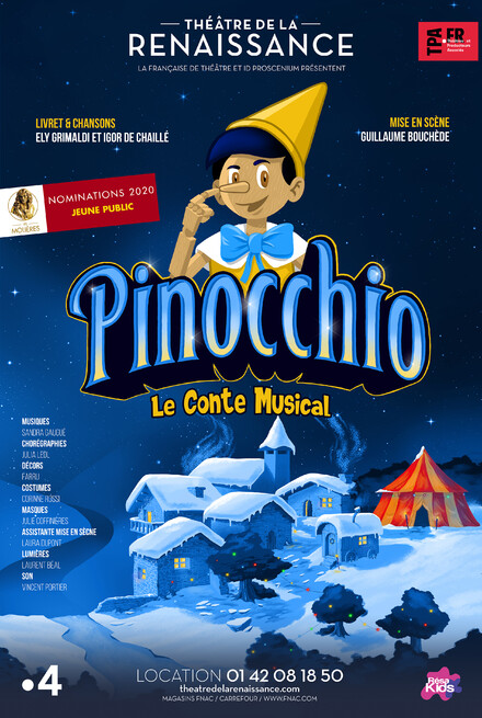 Pinocchio au Théâtre de la Renaissance
