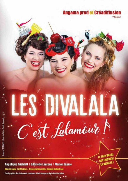Les Divalala : C'est Lalamour ! au Théâtre Palais des Glaces