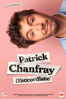 Patrick Chanfray  « D'accordiste », théâtre La compagnie du Café-Théâtre