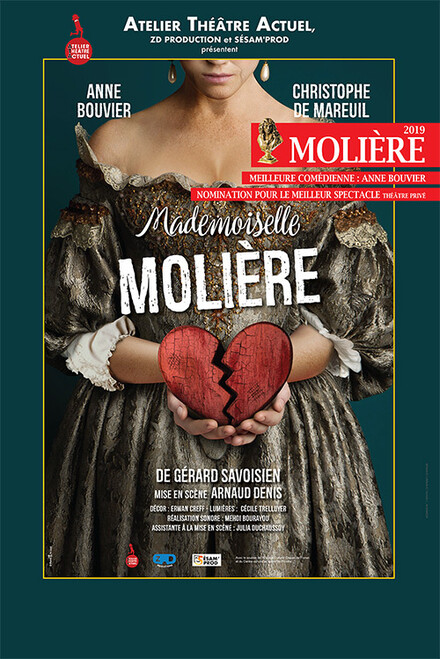 Mademoiselle Molière au Théâtre Comédie Odéon