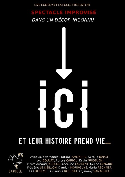 ICI : et leur histoire pend vie... au Théâtre 100 noms
