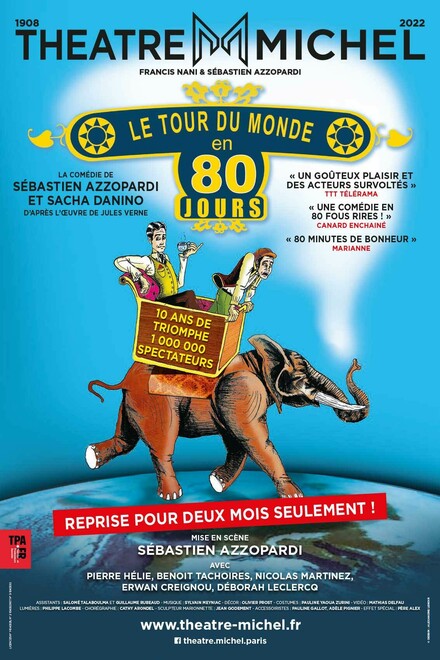 Le tour du monde en 80 jours au Théâtre Michel