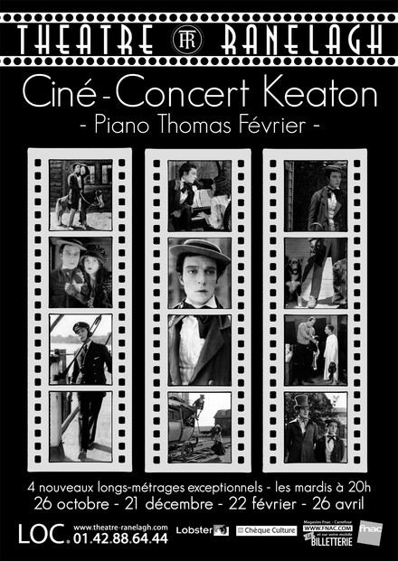 Ciné Concert KEATON au Théâtre le Ranelagh