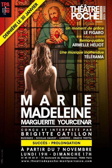 Marie-Madeleine au Théâtre de Poche-Montparnasse (Grande salle)