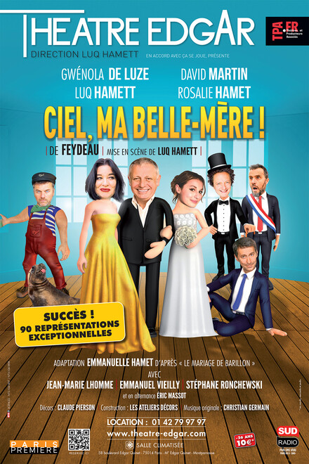 Ciel ma belle-mère ! au Théâtre Edgar