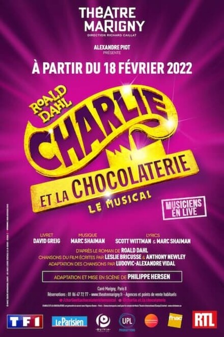 Charlie et la chocolaterie - Le Musical au Théâtre Marigny
