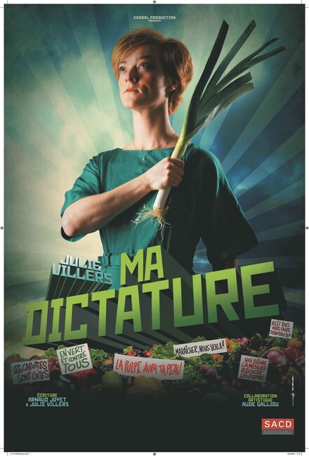 JULIE VILLERS « Ma dictature » au Théâtre à l’Ouest Caen