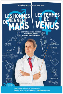 Les Hommes viennent de Mars, les femmes de Vénus, théâtre Les 3T Café-Théâtre