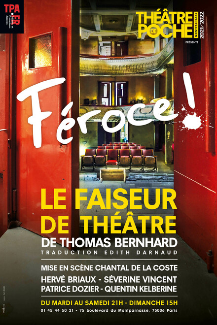 Le Faiseur de Théâtre au Théâtre de Poche-Montparnasse (Grande salle)