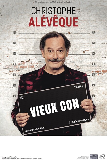 Christophe Alévêque « Vieux Con » au Théâtre Comédie Odéon