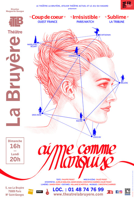 Aime comme Marquise au Théâtre Actuel La Bruyère