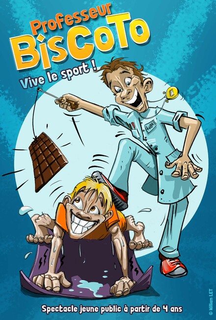 Professeur Biscoto au Théâtre La compagnie du Café-Théâtre