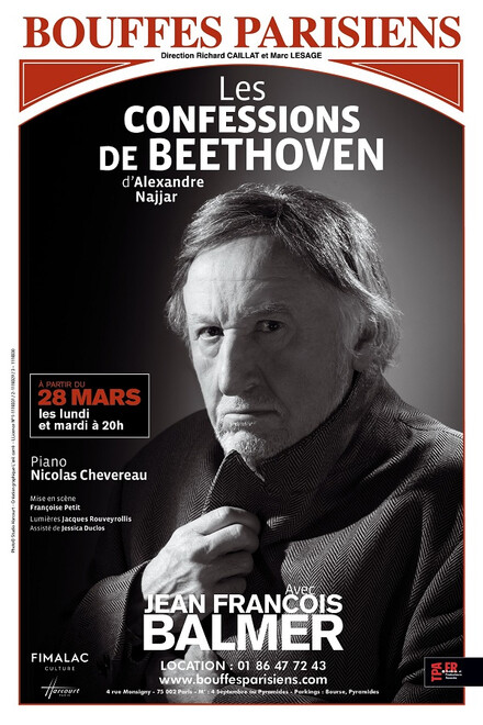 Les confessions de Beethoven au Théâtre des Bouffes Parisiens