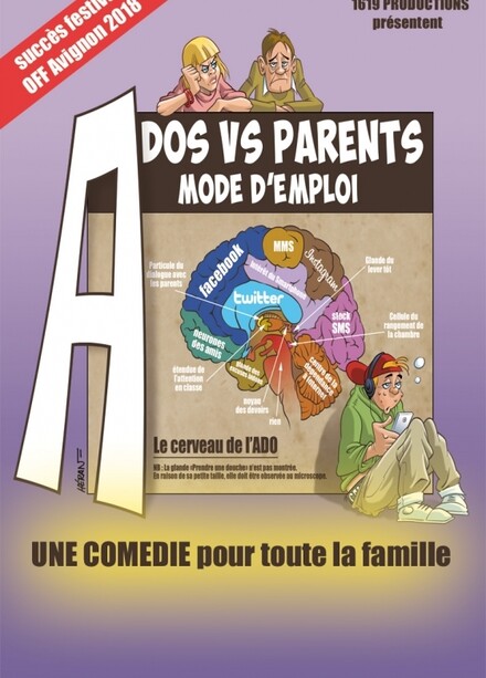 Ados vs parents mode d'emploi au Théâtre Comédie des Suds