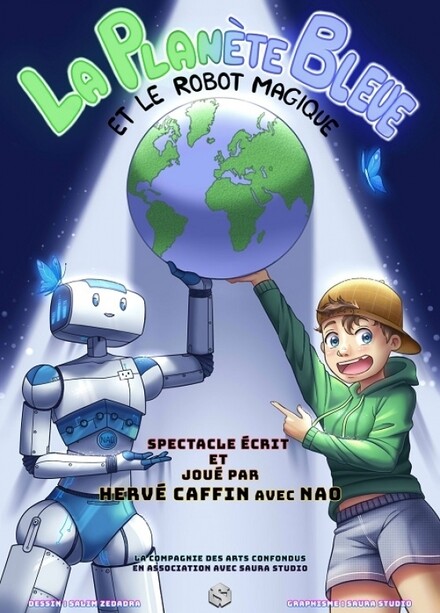 La planète bleue et le robot magique au Théâtre Comédie des Suds