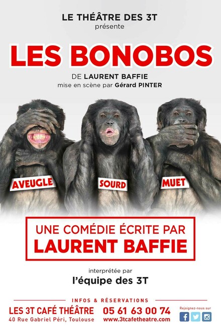Les Bonobos au Théâtre Les 3T Café-Théâtre