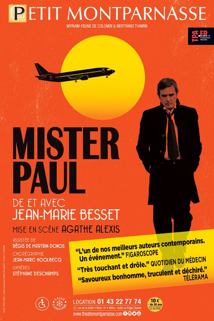 MISTER PAUL au Théâtre du Petit Montparnasse