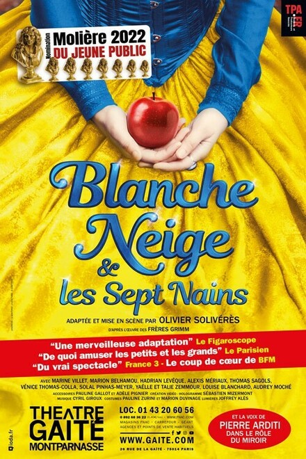 Blanche Neige et les 7 nains au Théâtre de la Gaîté Montparnasse