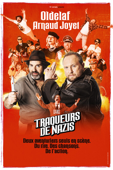 Oldelaf et Arnaud Joyet « Traqueurs de nazis » au Théâtre La compagnie du Café-Théâtre