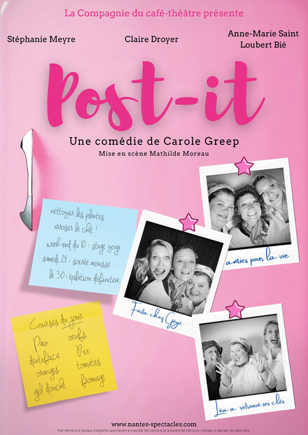 « Post-it » au Théâtre La compagnie du Café-Théâtre