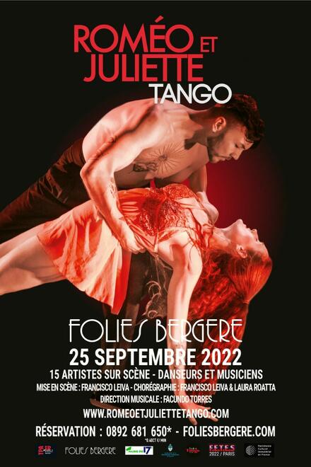 ROMEO ET JULIETTE TANGO au Théâtre des Folies Bergère