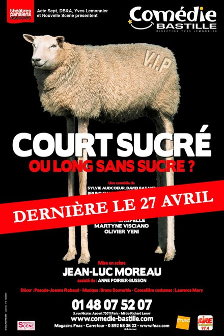 Court sucré, long sans sucre au Théâtre Comédie Bastille