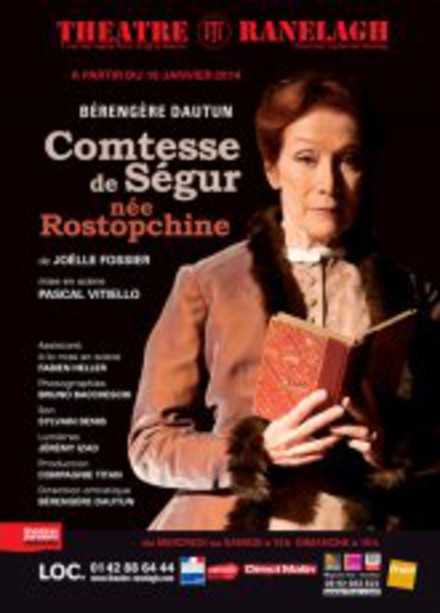 Comtesse de Segur née Rostopochine au Théâtre le Ranelagh