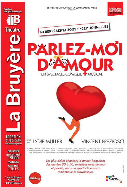 Parlez-moi d'amour au Théâtre La Bruyère