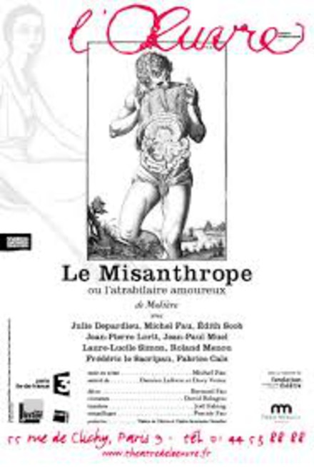 Le Misanthrope ou l'Atrabilaire amoureux au Théâtre de l'Œuvre