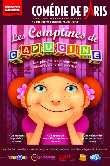 Les Comptines de Capucine au Théâtre Comédie de Paris