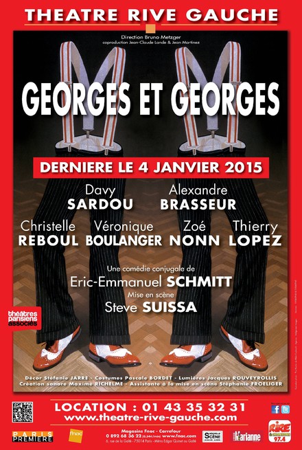 Georges et Georges au Théâtre Rive Gauche
