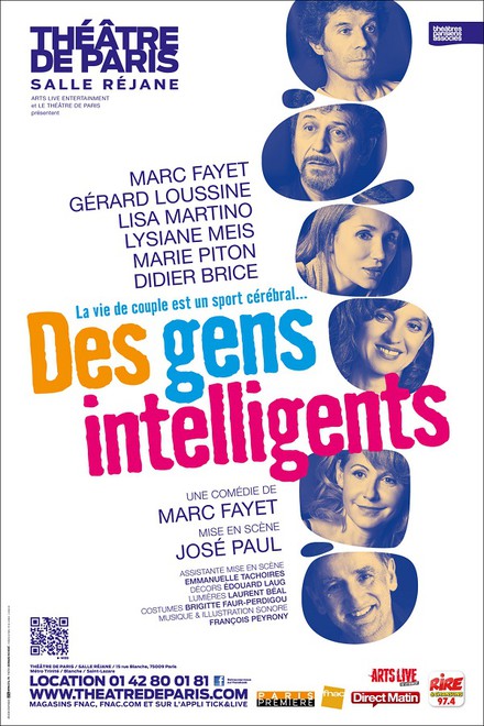 Des gens intelligents au Théâtre de Paris - Salle Réjane
