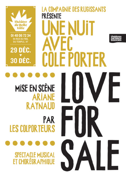 Love for sale au Théâtre de Belleville