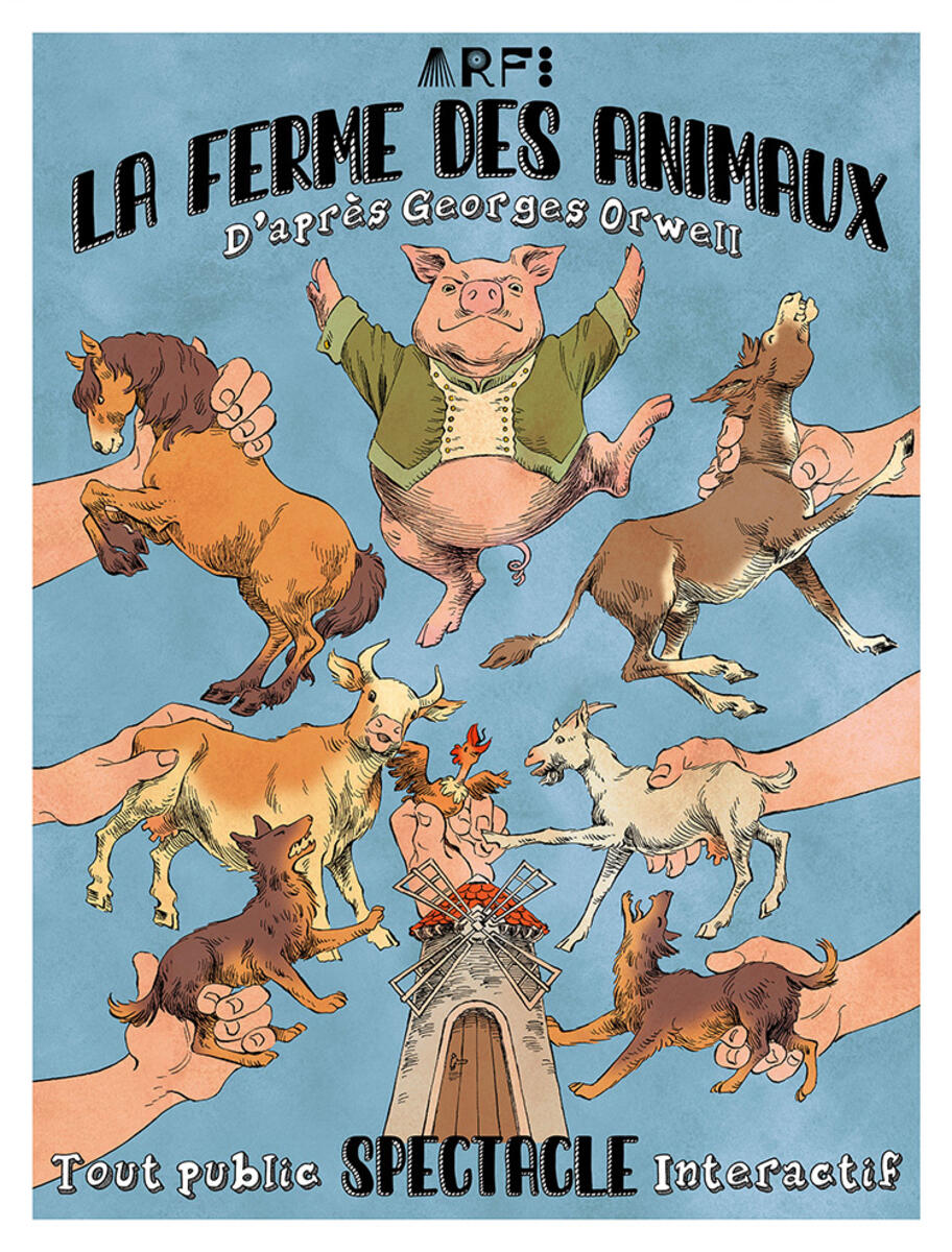 La ferme des animaux au Théâtre Comédie Odéon - Lyon - Archive 08/04/2023
