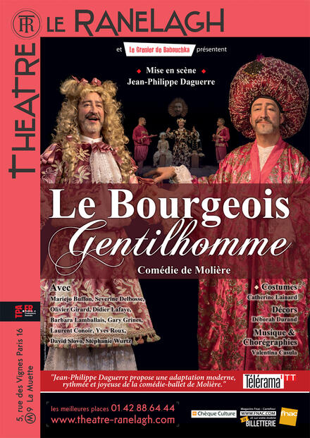Le Bourgeois Gentilhomme au Théâtre le Ranelagh