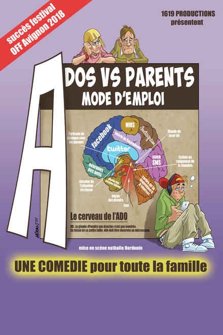 ADOS VS PARENTS : MODE D'EMPLOI au Théâtre Victoire