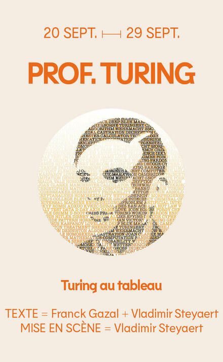 PROF. TURING au Théâtre de La Reine Blanche