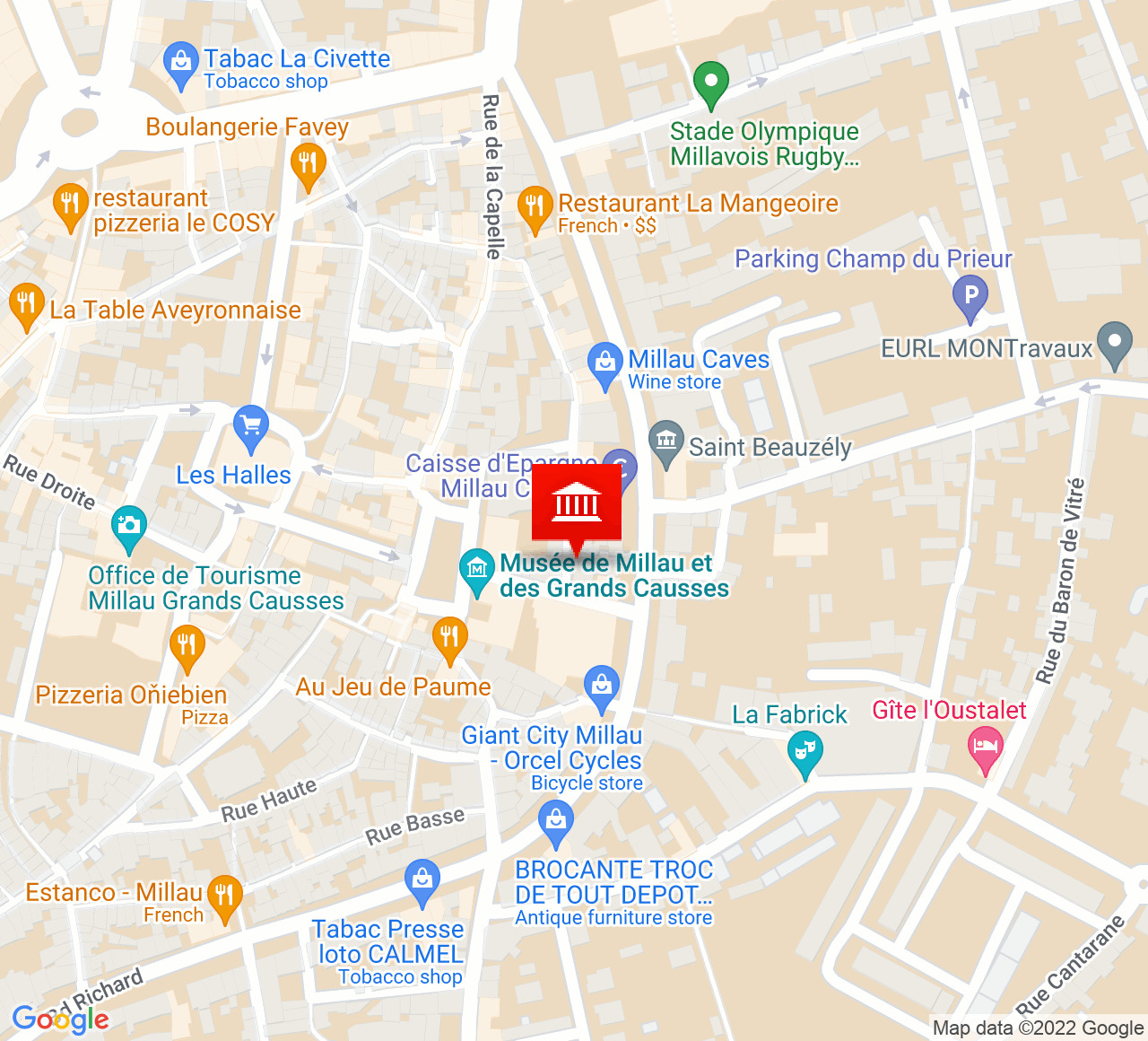 Plan d’accès Théâtre de La Maison du Peuple