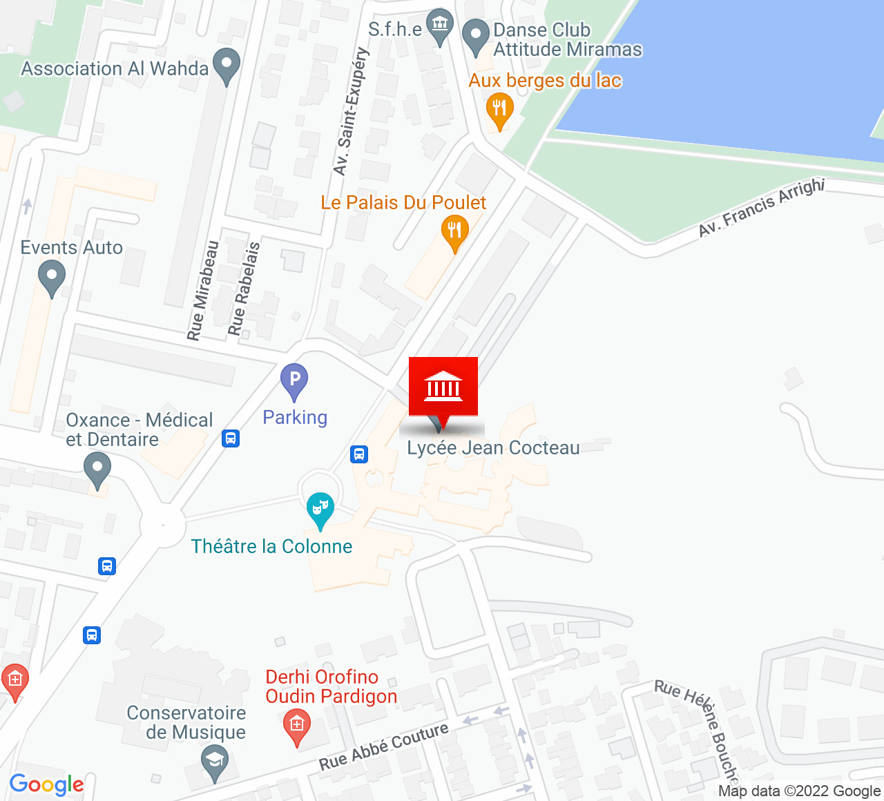 Plan d’accès Théâtre La Colonne