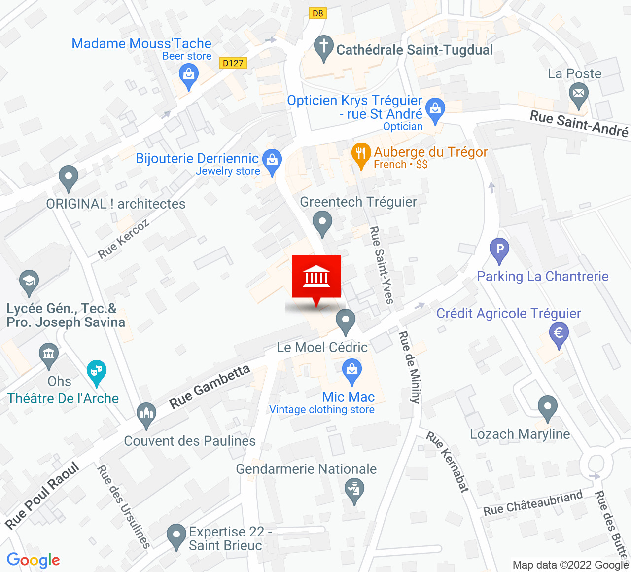 Plan d’accès Théâtre de L'Arche