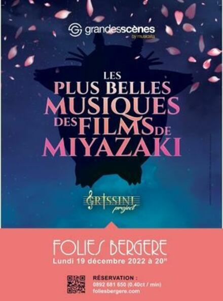 LES PLUS BELLES MUSIQUES ... DES FILMS DE MIYASAKI au Théâtre des Folies Bergère