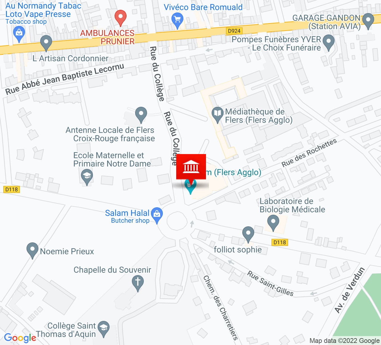 Plan d’accès Forum