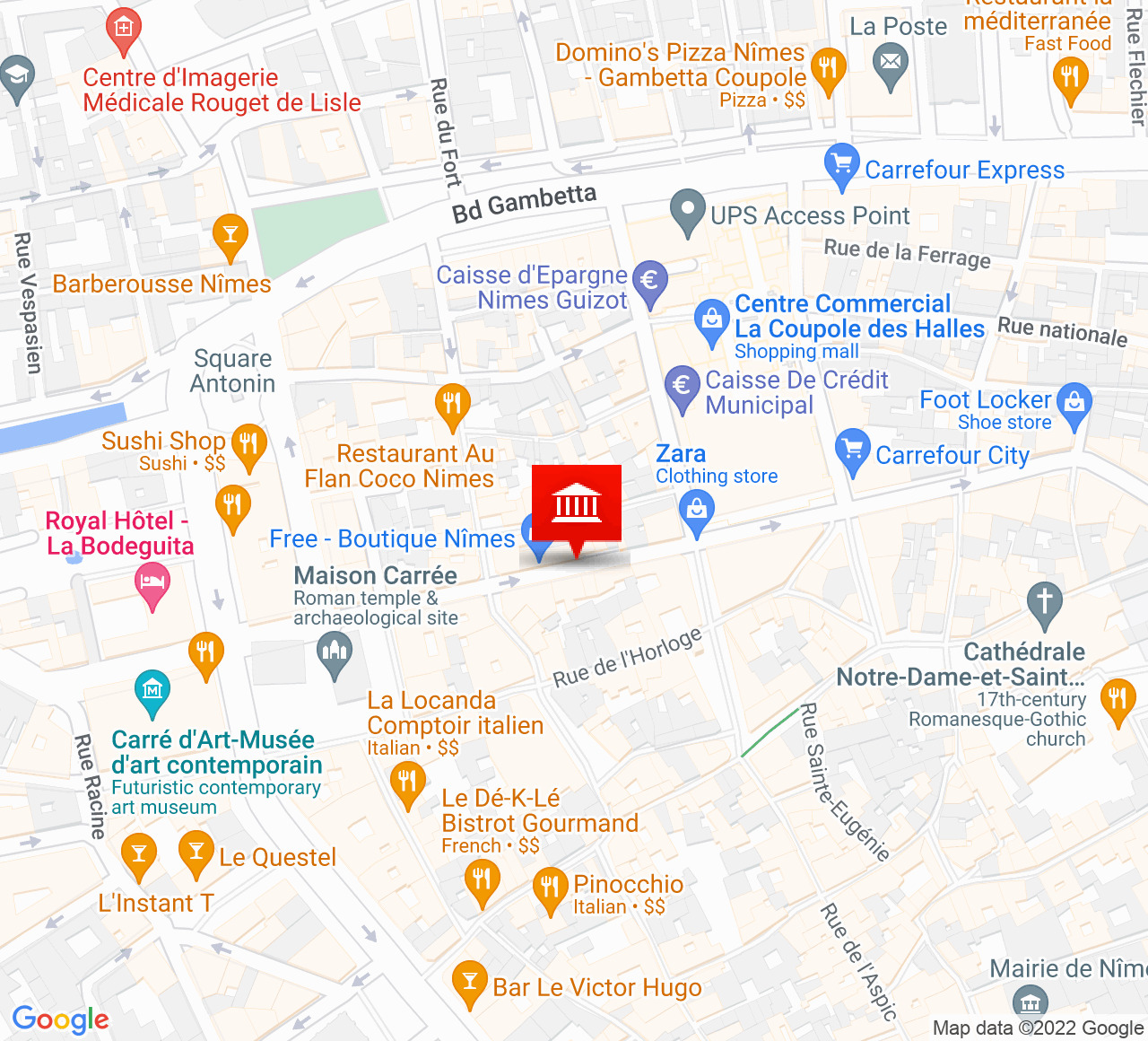 Plan d’accès Théâtre Bernadette Lafont