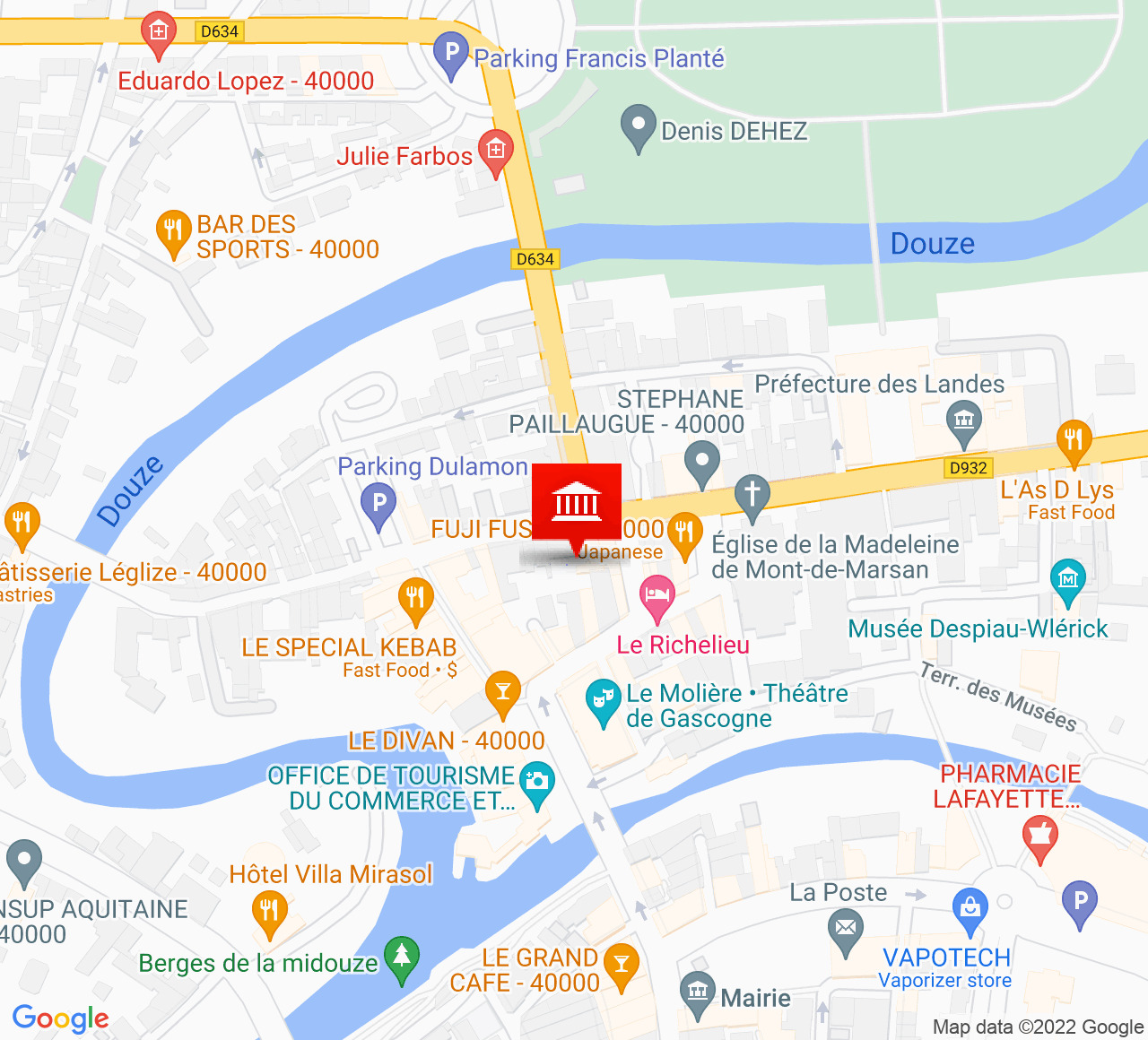 Plan d’accès Théâtre Le Molière
